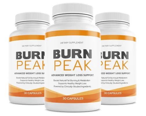 BurnPeak supplement bottle